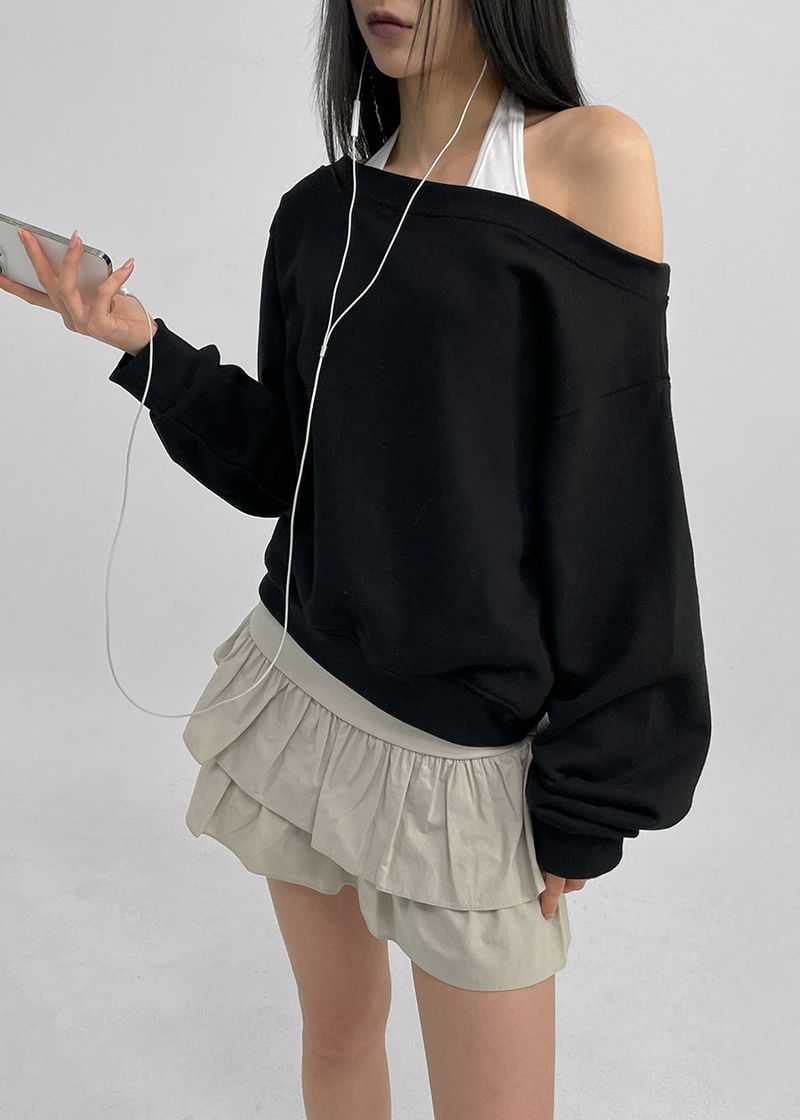 [MADE] Haidin Off-Shoulder Sweatshirt