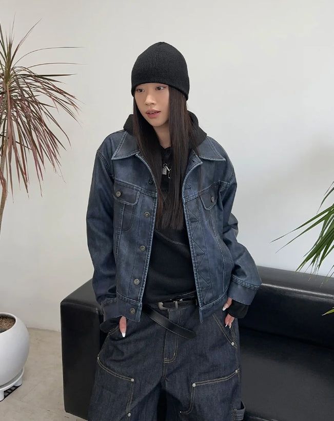 SATIIIZ（サティーズ）の「Garment Leather Tracker Jacket（Jackets/Outerwear）」