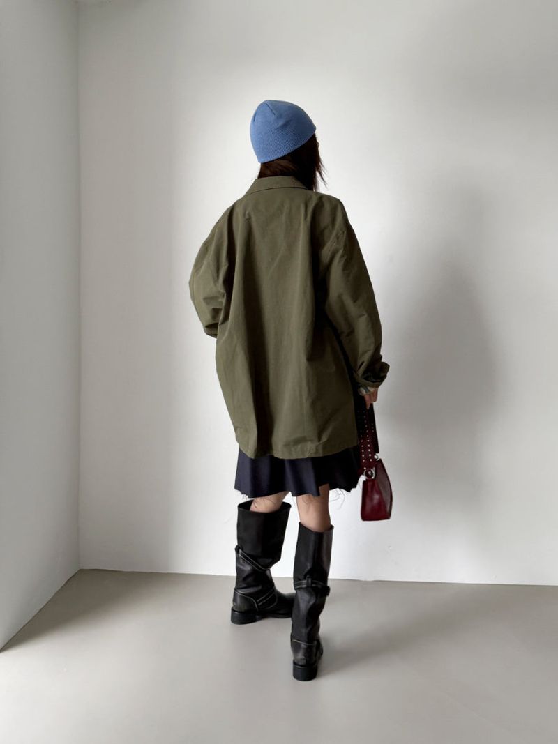 washed long boots ( soft type)