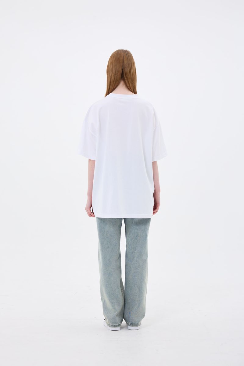 PURRING T-SHIRT / WHITE