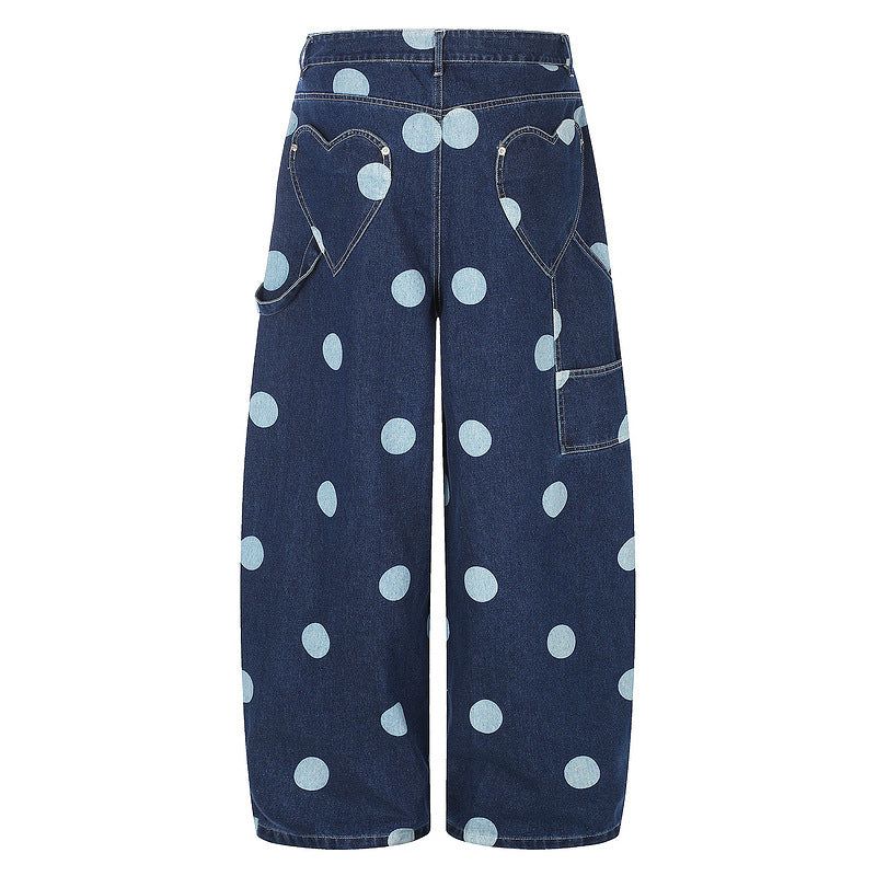 Cozy&Kitsch(コージーアンドキッチ)の「Neri Dot Balloon Denim Wide Pants(Pants)」