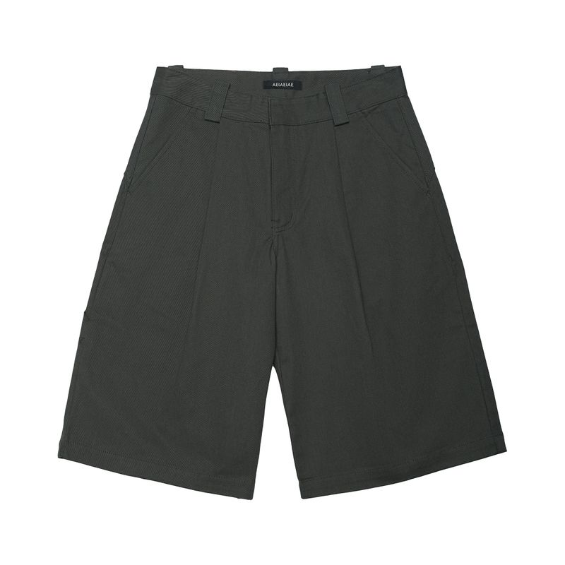 TWILL BERMUDA PANTS [DARK GRAY]