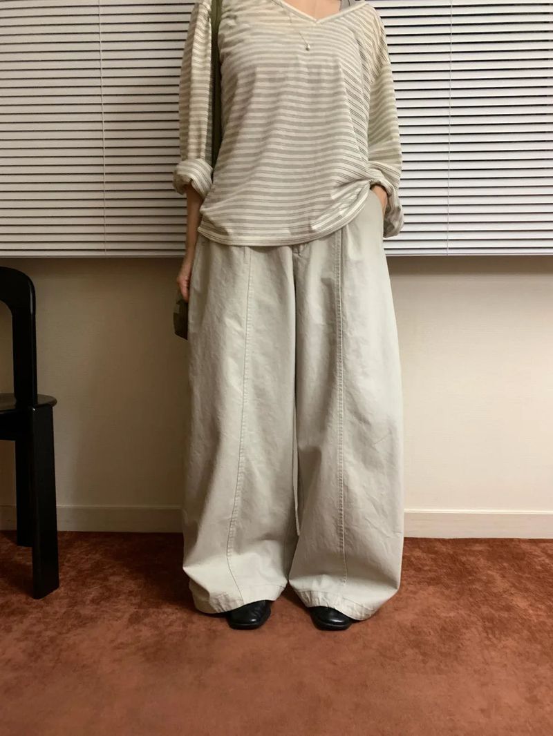 seymour（セイモア）の「French wide pants（Pants）」