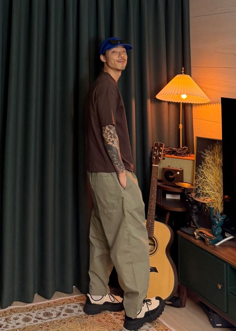 [ virstyle original ] INKKI High-density D-ring nylon pants 3COLOR