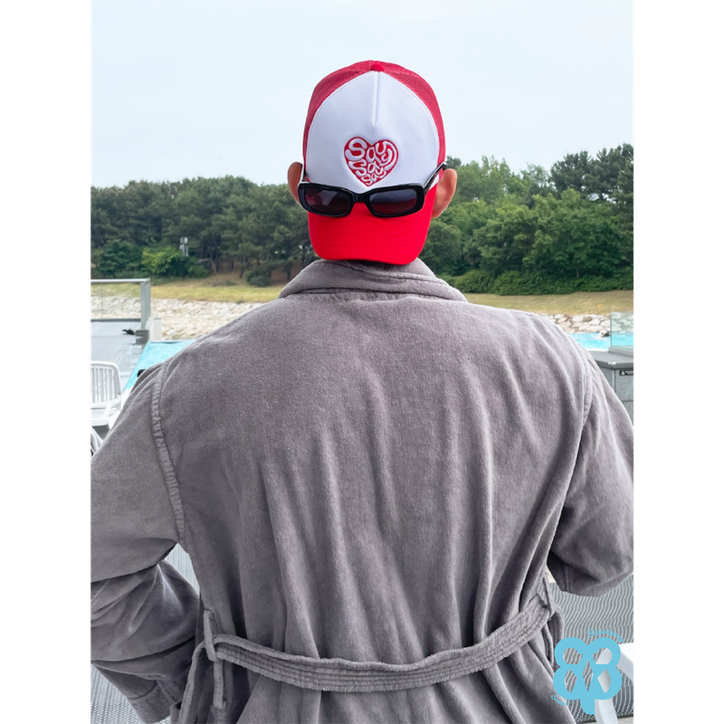Heartlogo Trucker Cap Red