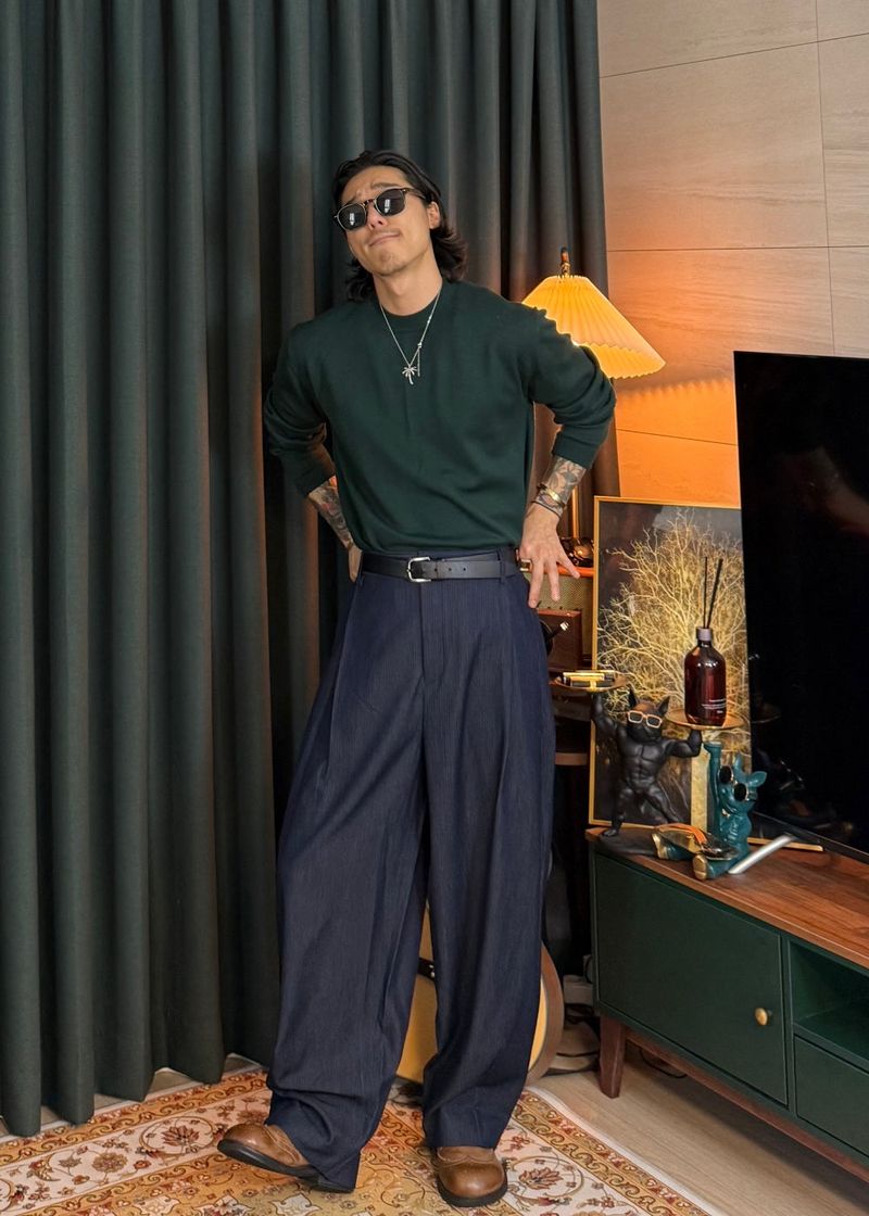 virstyle(ビルスタイル)の「Men's カシミアウォッシャブルラウンドニット 20COLOR(トップス)」