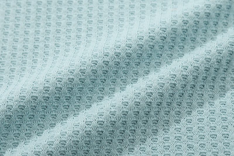 RECENT BUTTON KNIT POLO_SKY BLUE