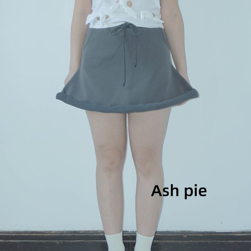 Ash pie（アッシュパイ）の「Rolled hem sweatshirt skirt（Skirts）」
