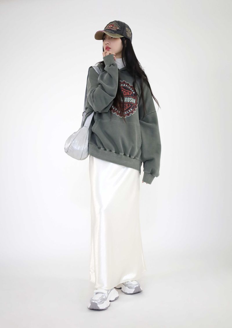 (UNISEX)ChillBlock Oversize hoodie(2colors)