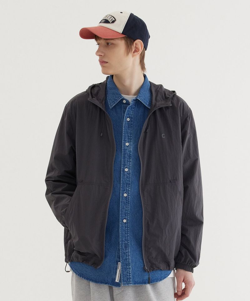 Covernat（カバーナット）の「Packable Lightweight Windbreaker Jacket Charcoal（Jackets/Outerwear）」