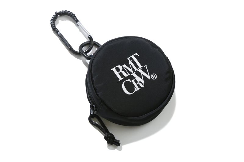 RECENT LOGO COIN BAG_BLACK