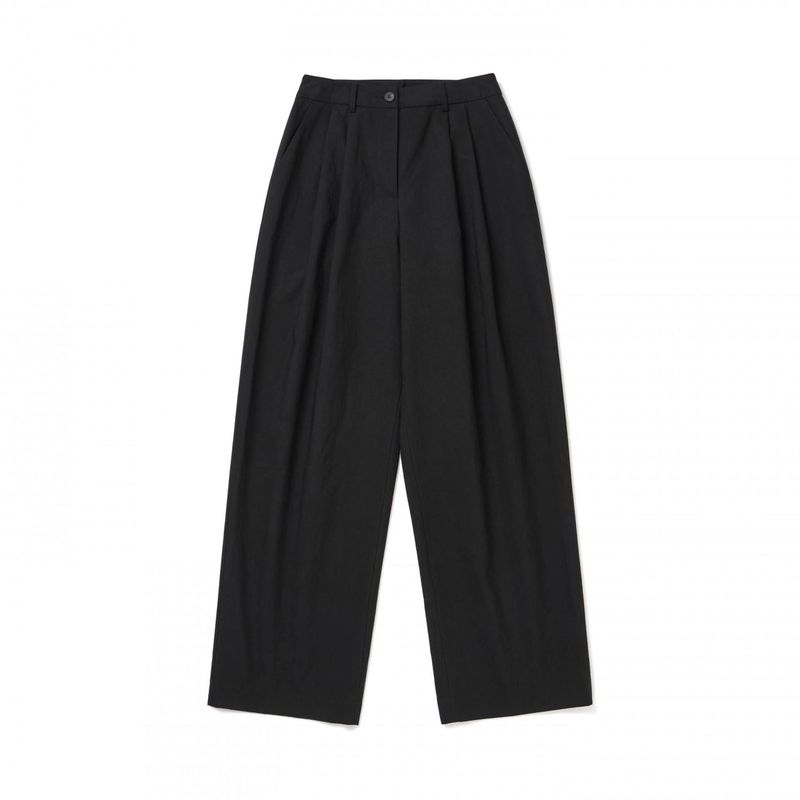 DOUBLE TUCK WIDE PANTS