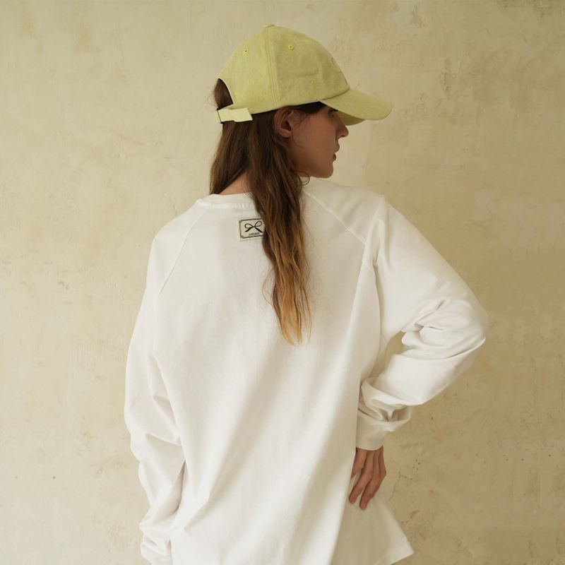 Lime Pigment Ribbon Cap