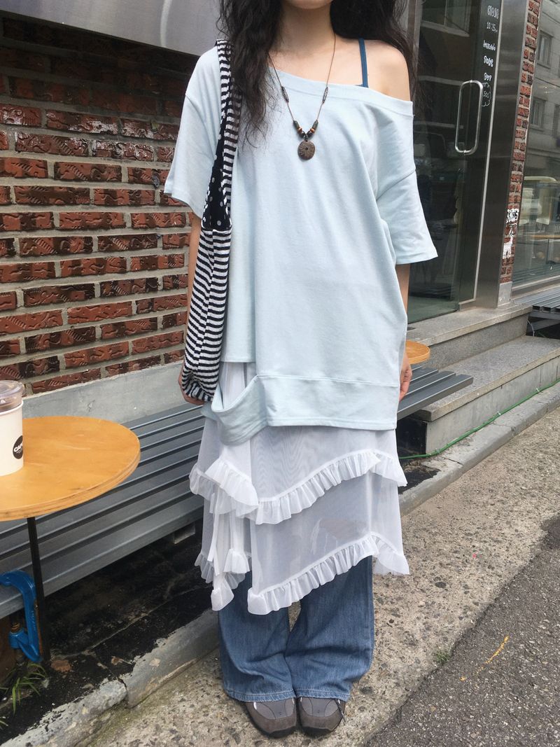 ownmind(オウンマインド)の「Romantic Sheer Layered Skirt(Skirts)」