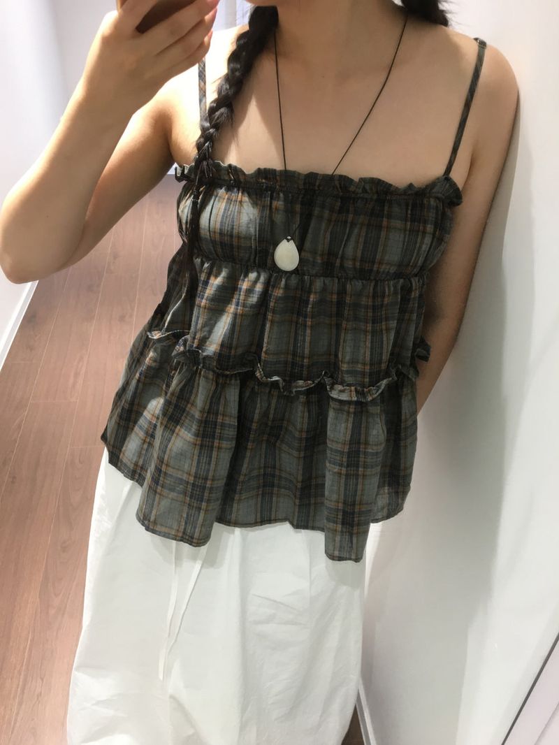 Homaika round cut necklace (2color)