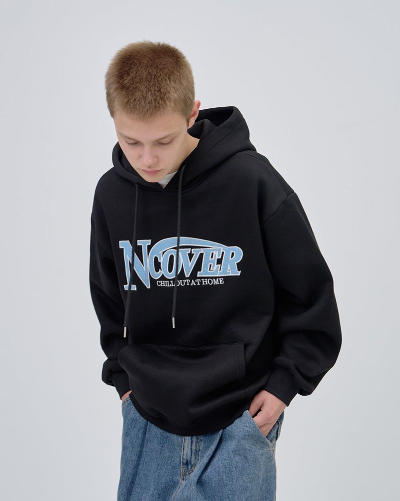 SWING LOGO HOODIE - BLACK