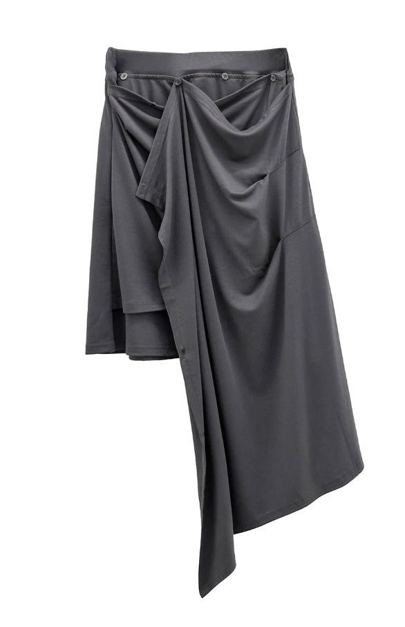 Pinched Drape Skirt