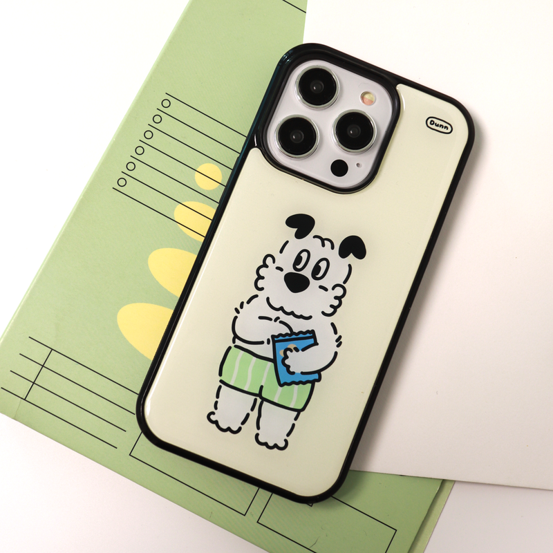 dunn dunny dunn（ダン ダニー ダン）の「メロンパンツエポキシバンパースマートフォンケース(Cream color)（スマホグッズ/小物）」