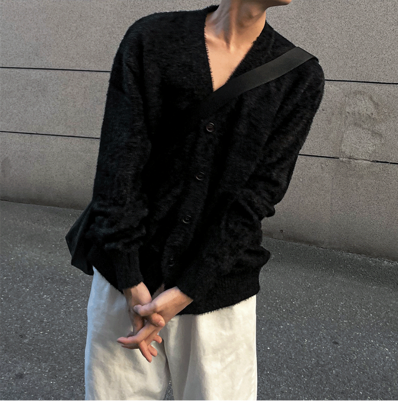 london mohair cardigan