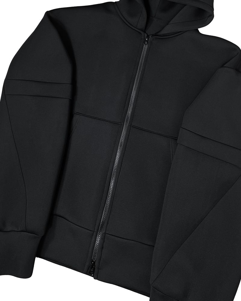AE BULKY HOODIE ZIPUP_BLACK