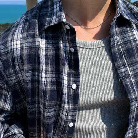 Kuiper Overfit Simple Pocket Check Shirt