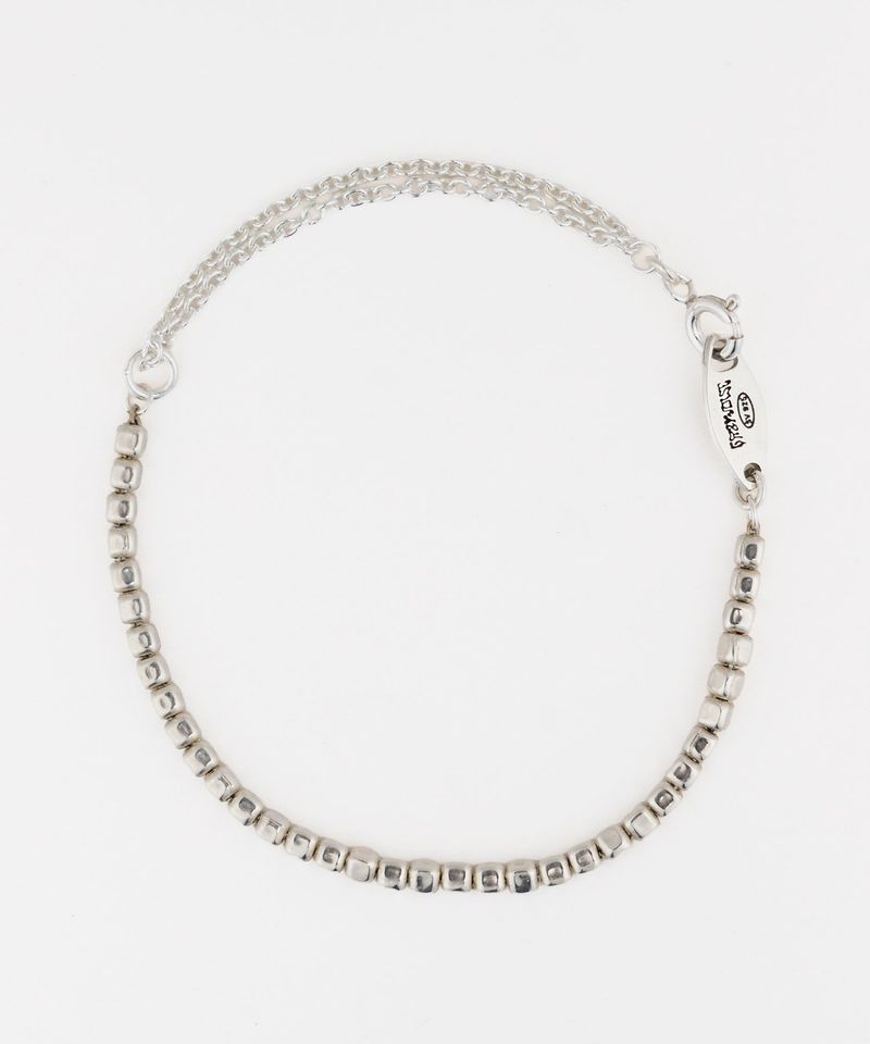GRAYNOISE（グレーノイズ）の「ダブルミックスチェーンブレスレット W (925 silver)（アクセサリー）」