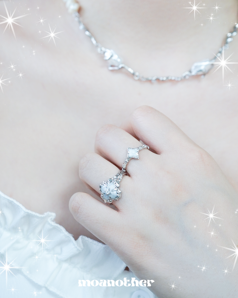 Oriental Clover Open Ring