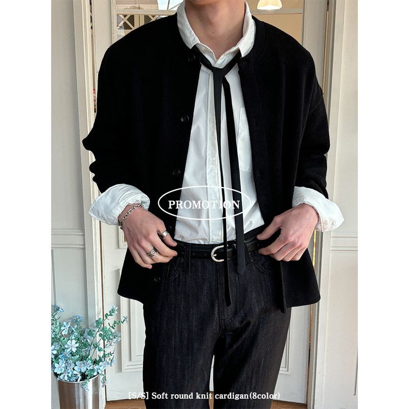  [S/S] Soft round knit cardigan(8color)