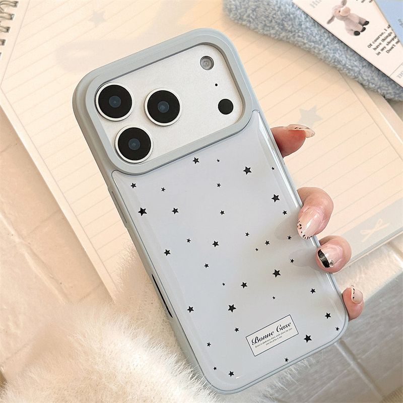 Summer Blue Star Drop Coating DIY Theme iPhone Case