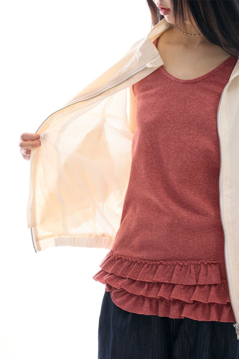 Pliva frill long sleeveless