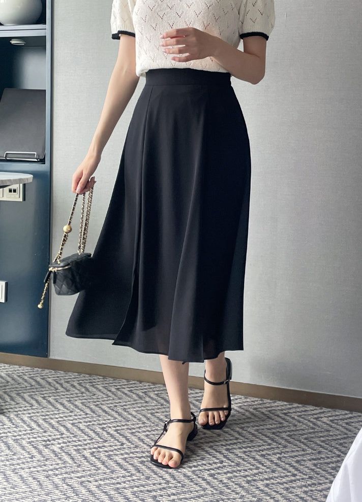 iam mari（アイアム マリ）の「Charlene Two-Slit Banding Flare Skirt（Skirts）」