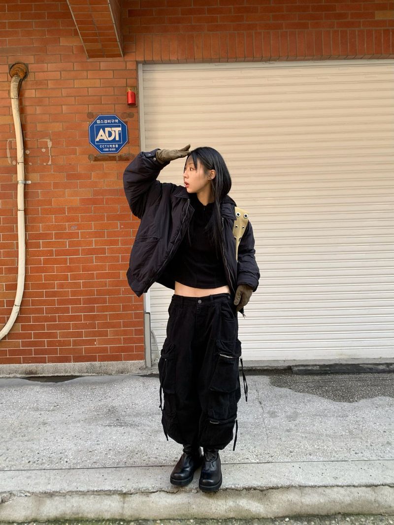  CROP BLOUSON PUFFER
