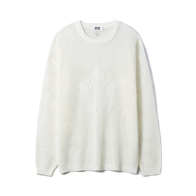 ULKIN（オルキン）の「[24SS LSD COLLECTION] MUGUNG Crochet Knit Pullover_Ivory（Tops）」
