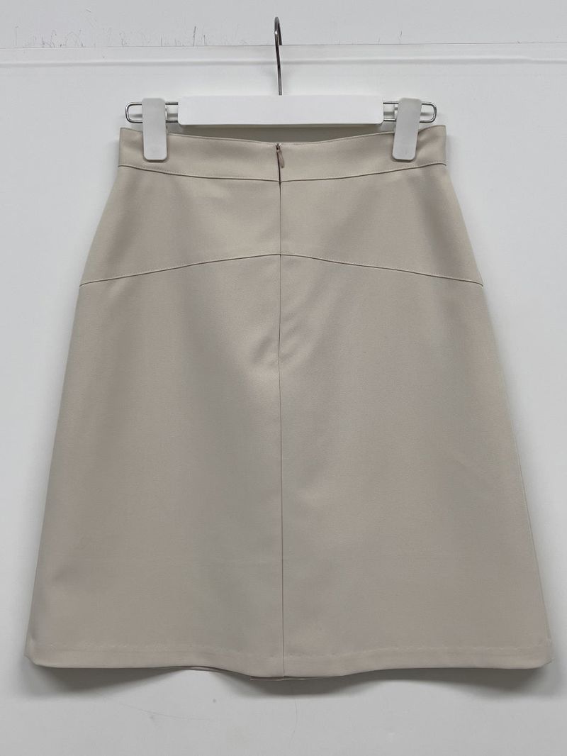 Kino Pleated Midi A-line Skirt