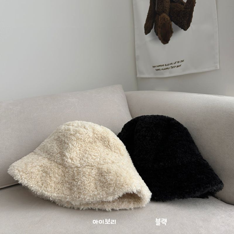milk wool bucket hat bucket hat hat