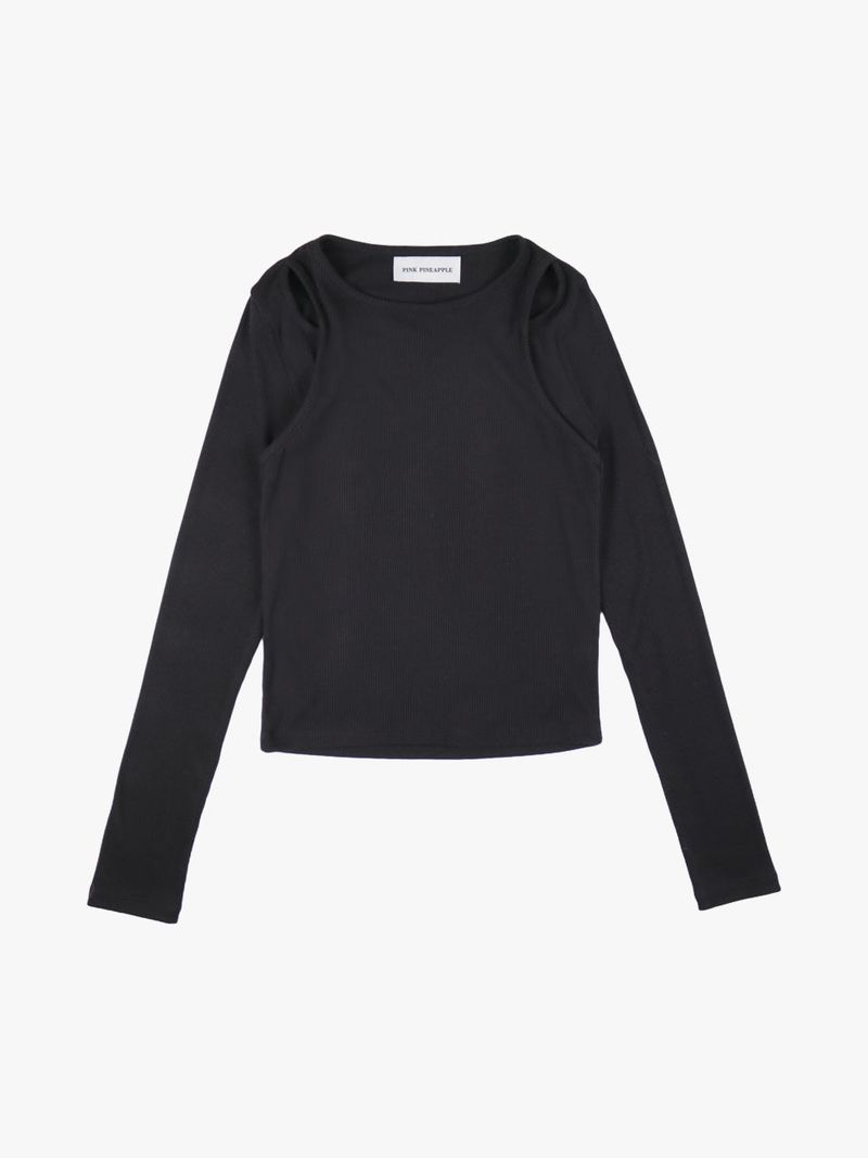 LAYERED CUT OUT T-SHIRT