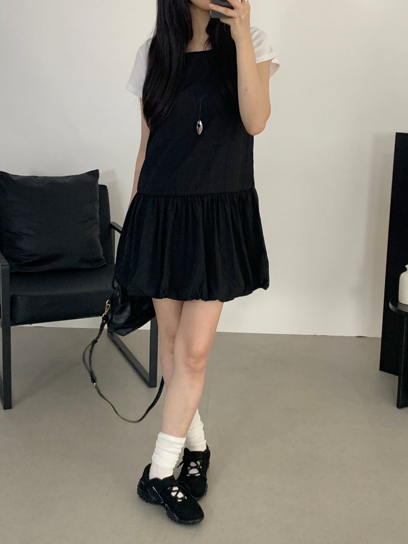 Berard Balloon Sleeveless Mini Dress
