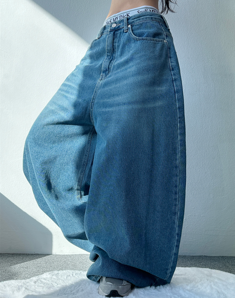 FORMAL BASIC BALLOON DENIM🖤💙 - 2 COLORS