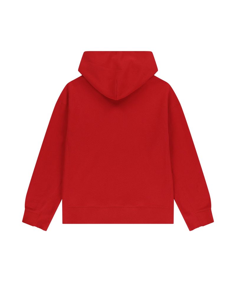 スモールロゴフーディー Red