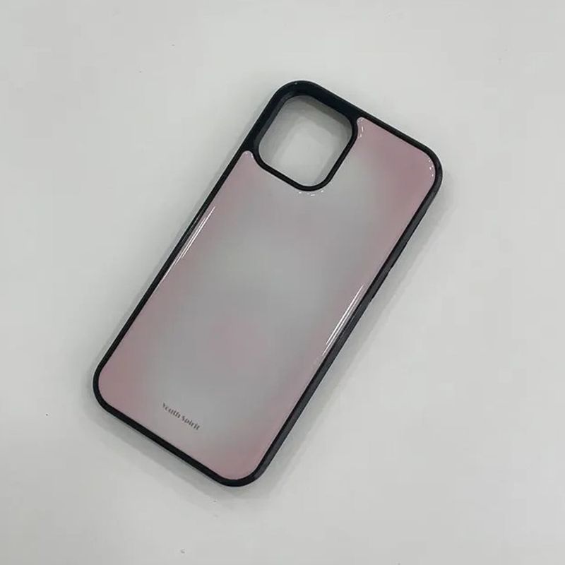 Fog Pink Gradient Epoxy Bumper Case