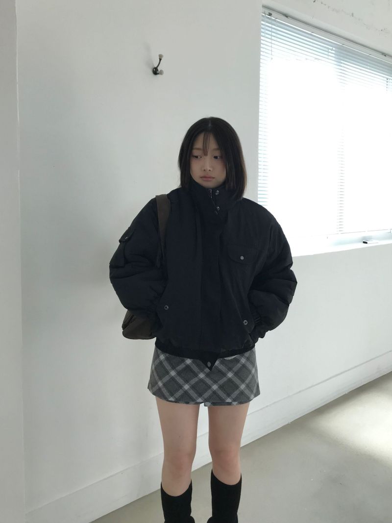Bender High-Neck Padded Jumper (2 colors)