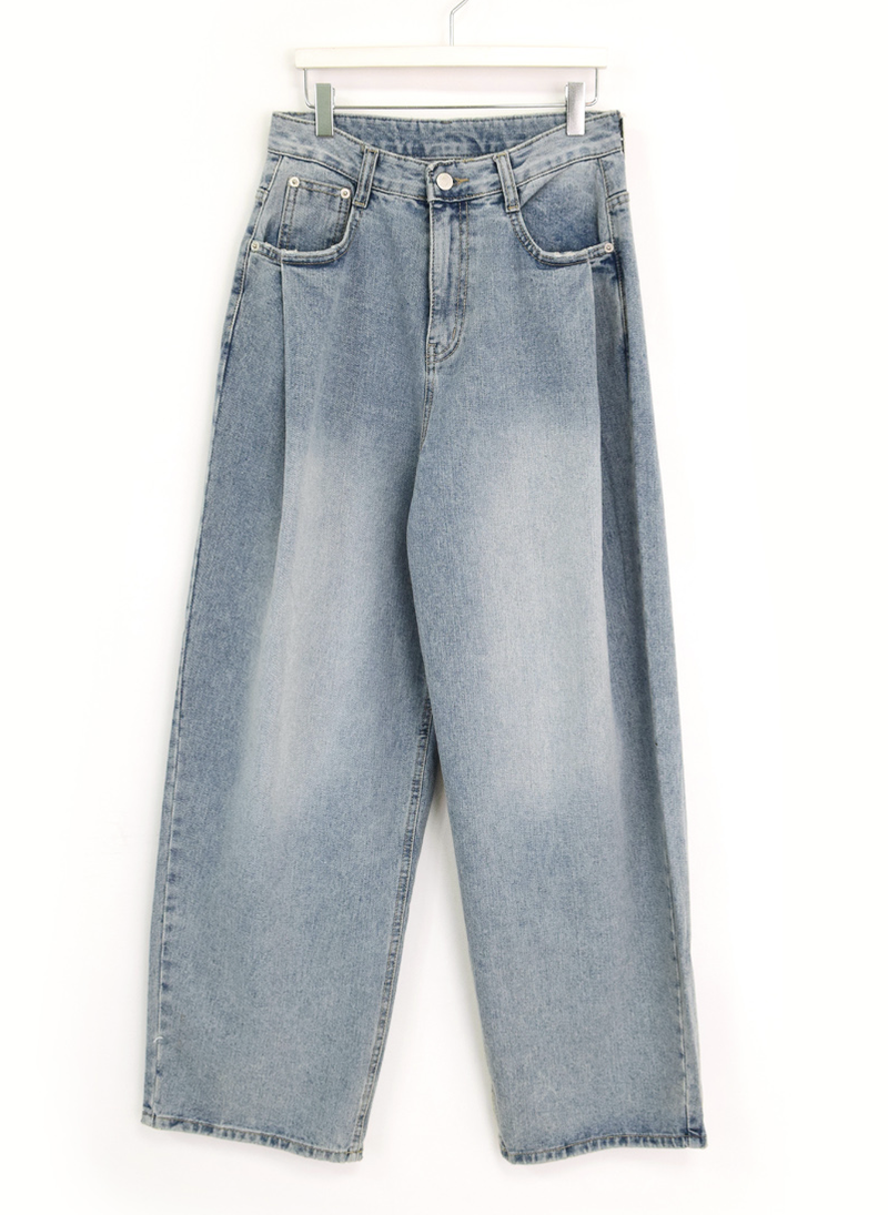 Cloud Wide Denim Pants(2colors)