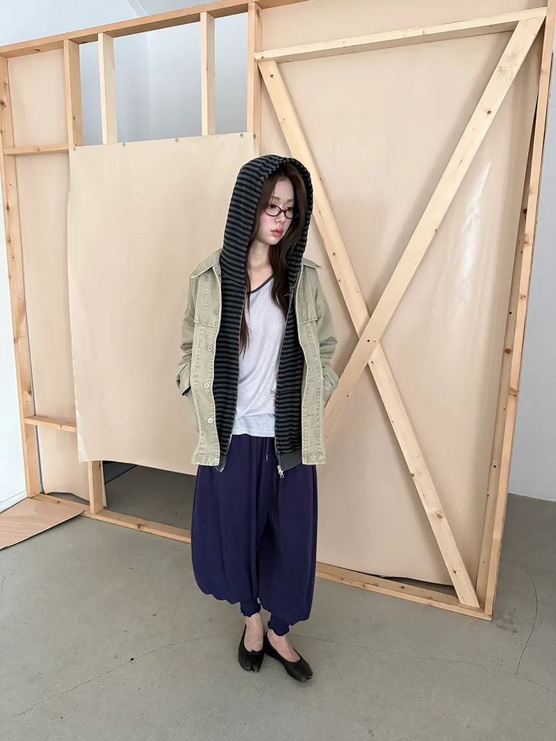 vintage washing work jacket