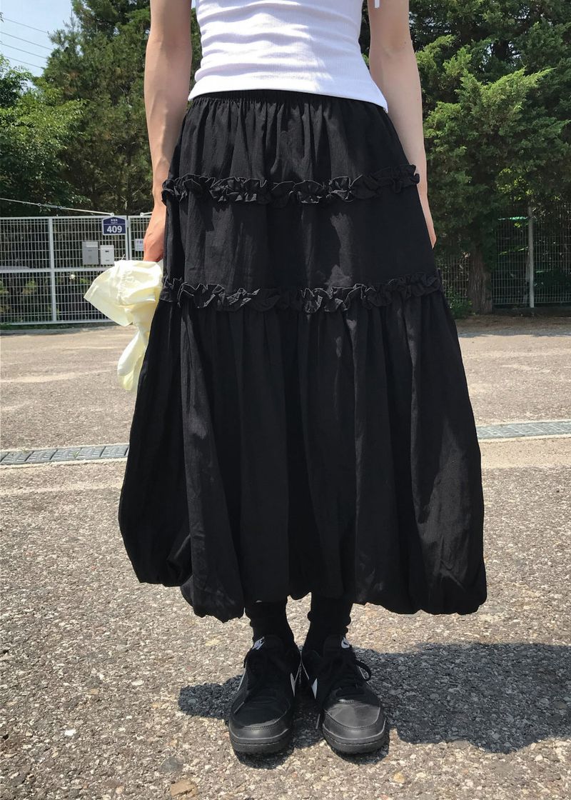 FRILL PUFF SKIRT