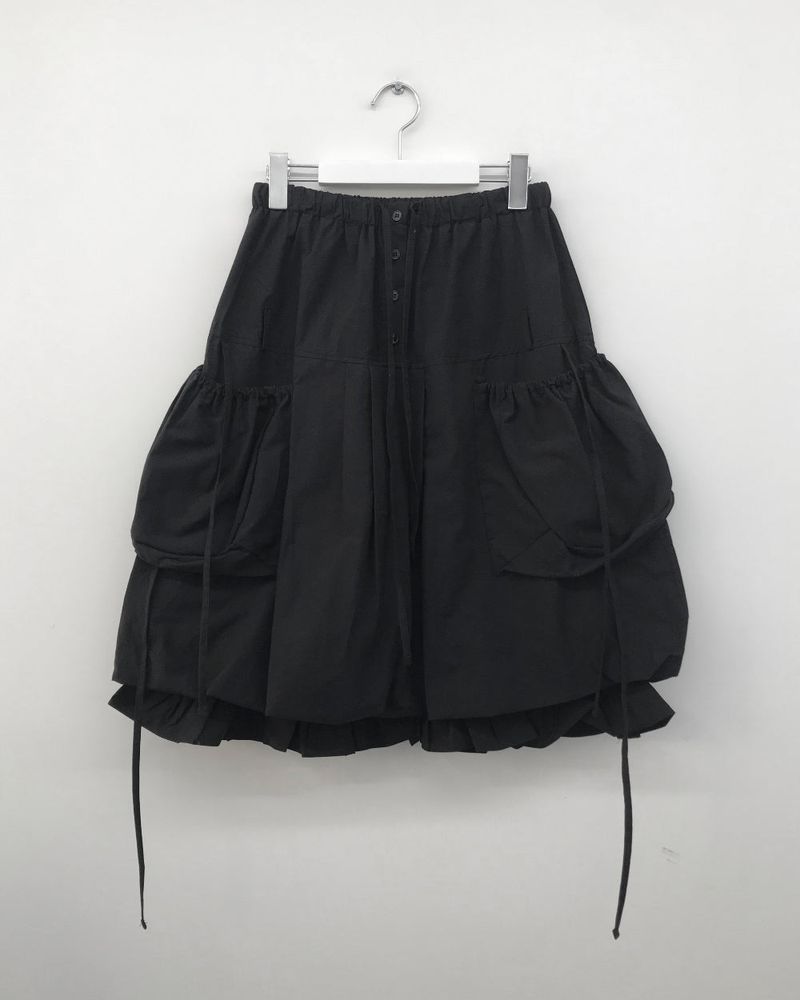 Serena Balloon Midi Skirt (3color)