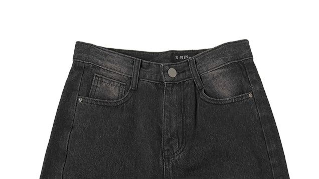 Dero Cut Washing Denim Wide Pants