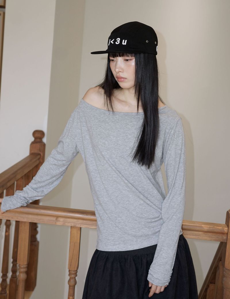 BOAT BASIC TEE(GREY)