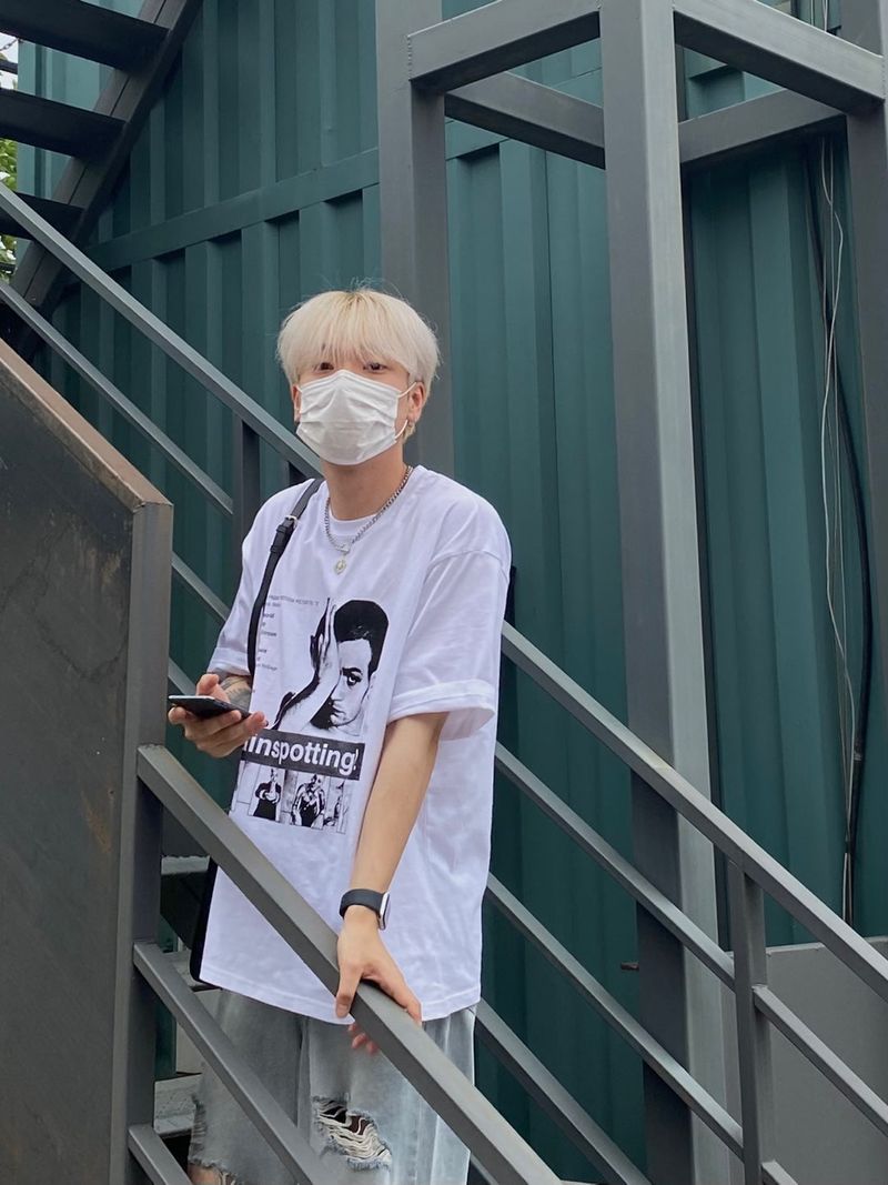 Train Na-dyeing short sleeve tee 2C