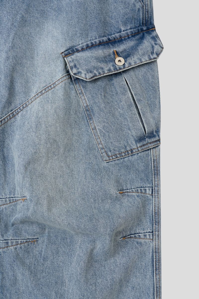 Glide Wide Cargo Denim (3color) (No.1007)