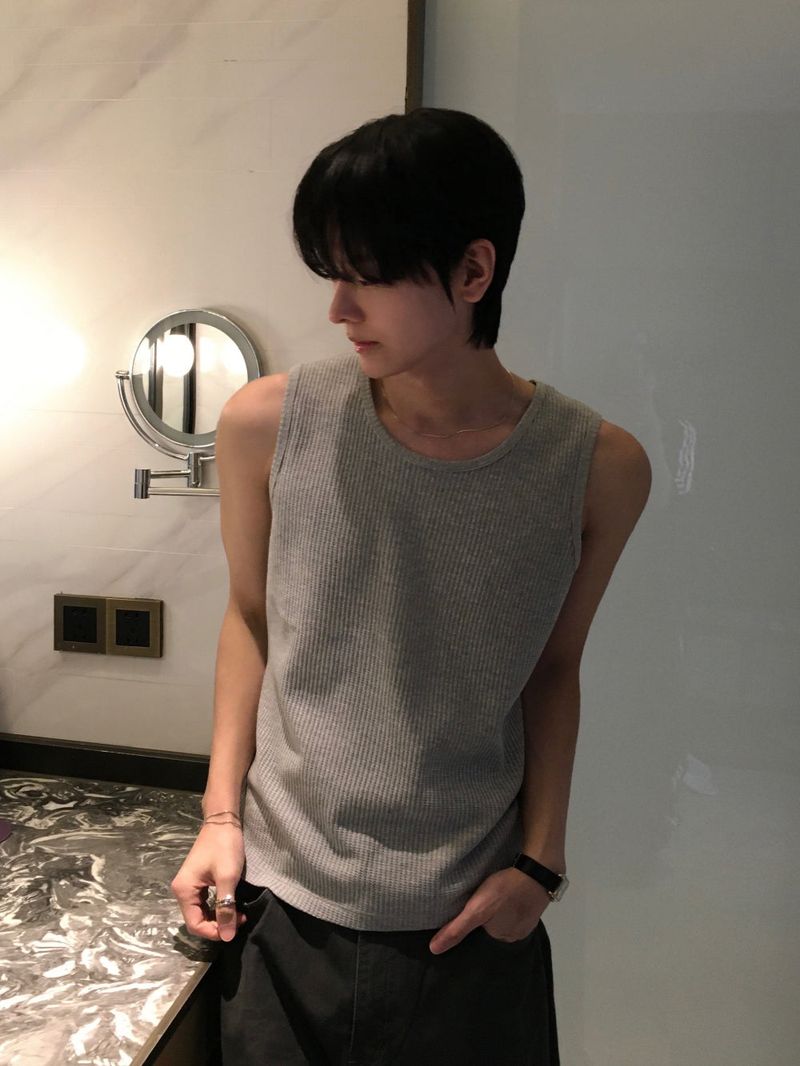 Cos waffle sleeveless